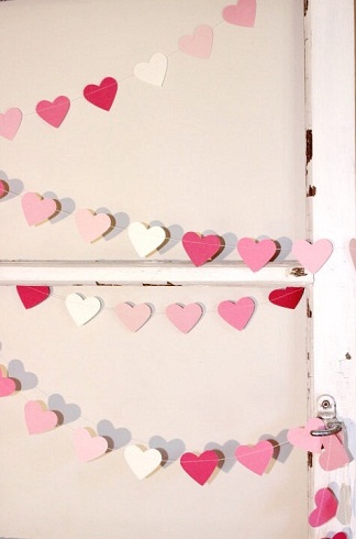 Sweet Heart Garland Valentine Craft