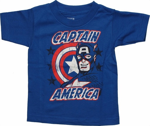 „Captain America“ vaikiški marškinėliai