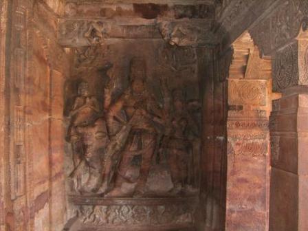 Lord Shiva'nın tapınağı badami mağaraları karnataka