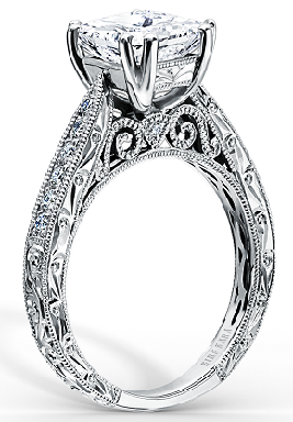 Įspūdingas dizainerio deimantinis žiedas