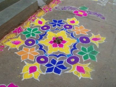 Geriausias gudžarati Rangoli dizainas