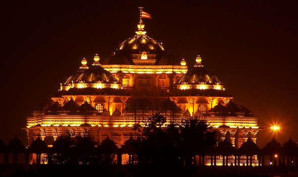 Delhi-Akshardham Tapınağı'ndaki Ünlü Tapınaklar