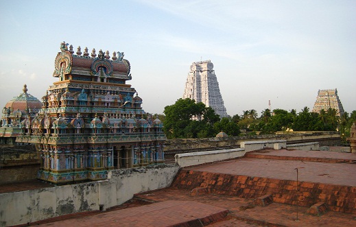 Srirangam, Tamil Nadu'daki Sri Ranganathaswamy Tapınağı