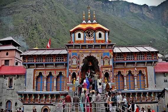 Badrinath šventykla Badrinath, Uttarakhand