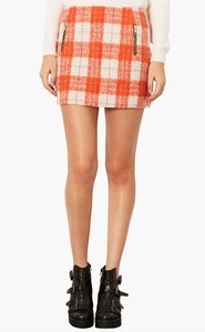 Languotas oranžinis sijonas