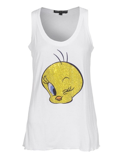 Tweety Kolsuz Kadın T-Shirt