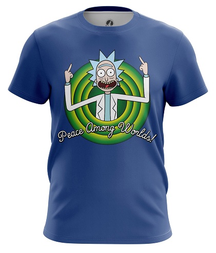 Benim için Rick ve Morty Karikatür T-Shirt
