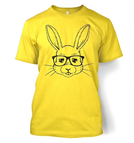 „Bunny“ marškinėlių „Geek“ dizainas