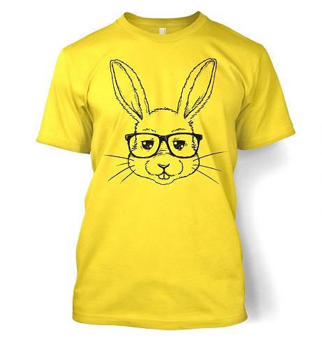 „Bunny“ marškinėlių „Geek“ dizainas