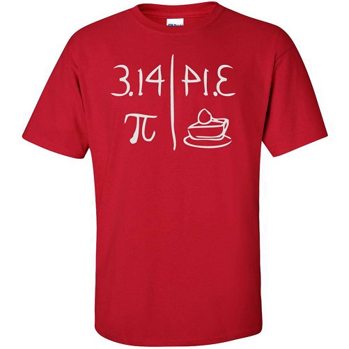 Pasta Matematik Geek Tişörtleri