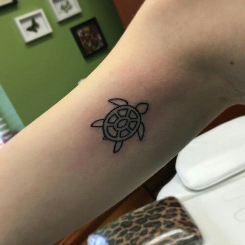 Vėžlių linijos tatuiruotė