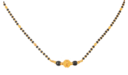 Büyük Boncuklu 1 Gram Altın Mangalsutra