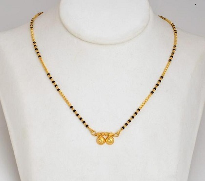 Bir Gram Marathi Tarzı Mangalsutra