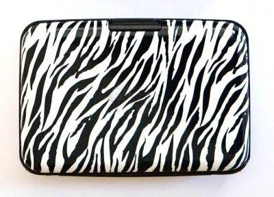 Zebra Tasarım Alüminyum Cüzdan