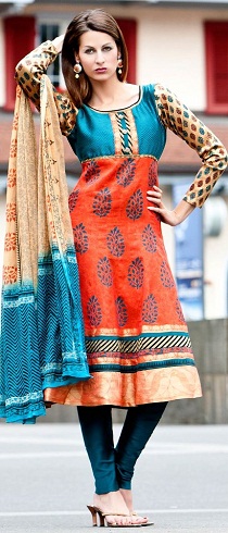 „Blwar Print“ paruoštas „Salwar Kameez“ dizainas
