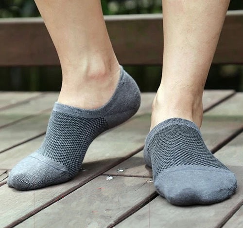 Erkekler İçin Görünmez Ayak Bileği Çorapları