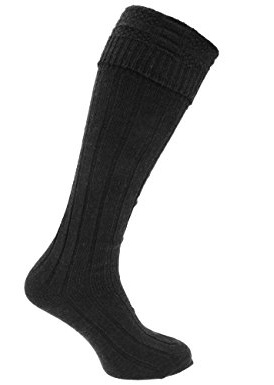 Yün Siyah Çorap