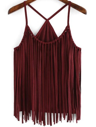 „Tassle Cami Top“