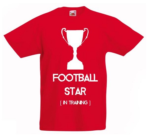 Erkekler için Futbol Sloganı Tişörtü