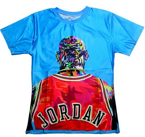„Jordan“ 3D spausdinimo marškinėliai