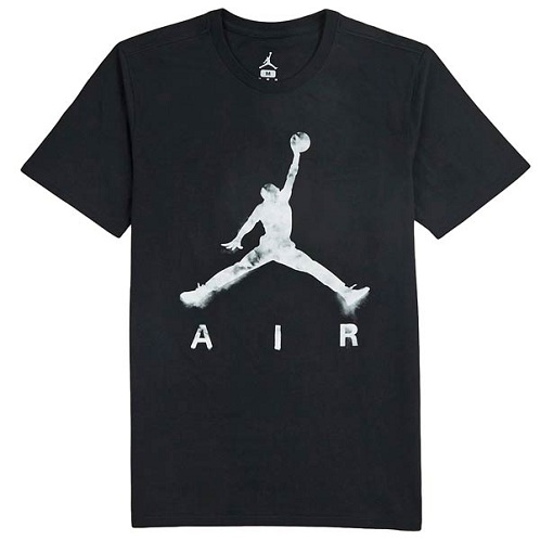 „Black Plain Jordan Air“ marškinėliai vyrams