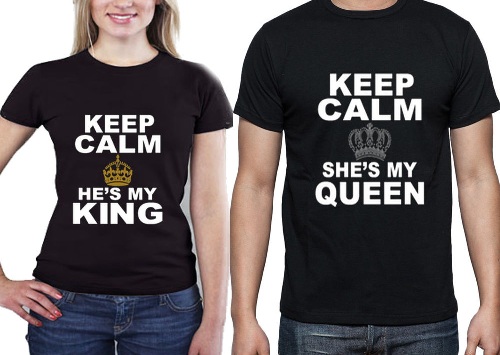 „Calm King“ ir „Queen“ marškinėliai