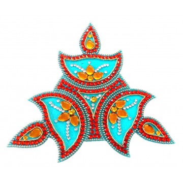 Akrilo Diya Rangoli