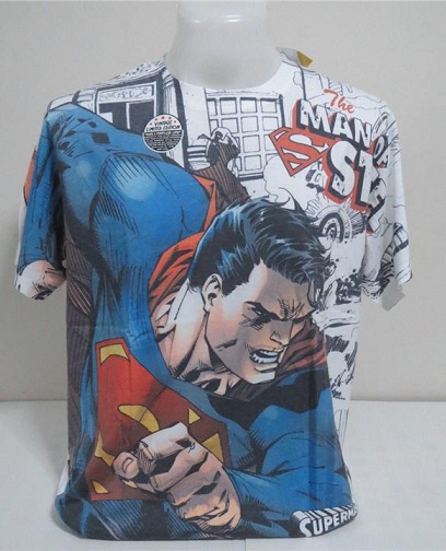 Vintage marškinėliai „Superman“
