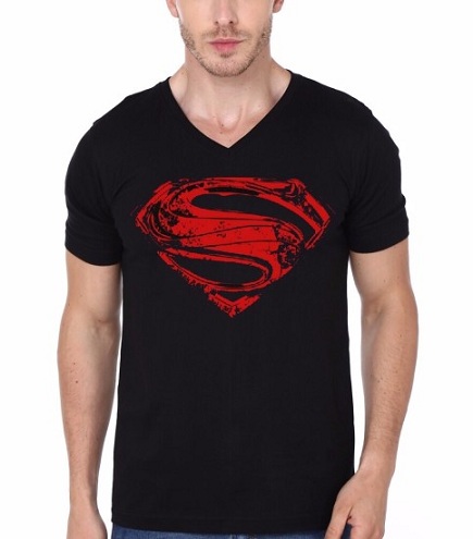 Marškinėliai „Supermenas“ trumpomis rankovėmis