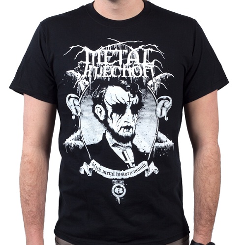 Juodo metalo marškinėliai