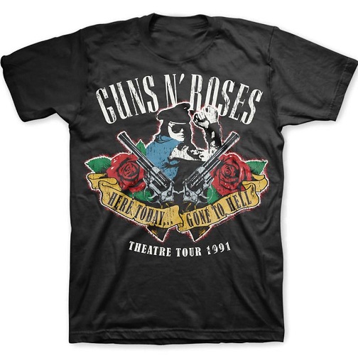 „Guns and Roses“ vyriški roko marškinėliai