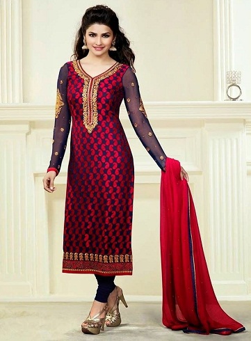 „Straight Fit Long Salwar“ kostiumų dizainas