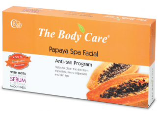 Kūno priežiūros Papaya Spa veido rinkinys