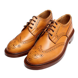 Şık Bayan Kahverengi Brogue Ayakkabı