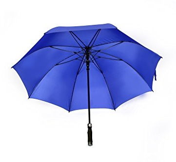Otomatik Açık Büyük Mavi Şemsiye