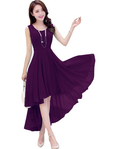 Georgette Self Design Yarı Dikişli Kurti