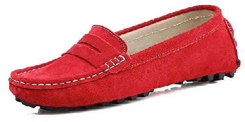 Sürüş Mokasen Kadın Süet Loafer'ları