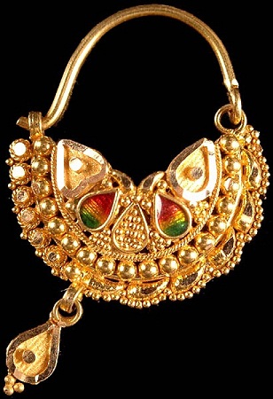meenakari-juvelyriniai dirbiniai-meenakari-nosies-žiedo dizainas