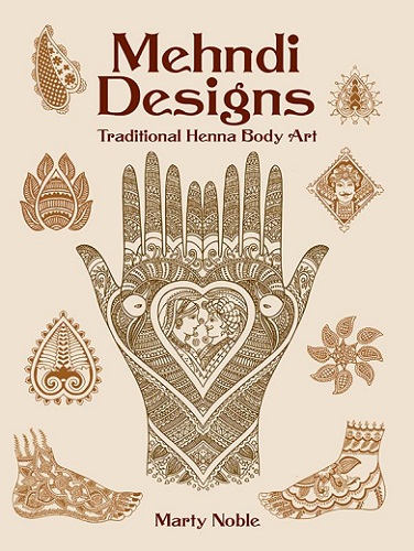 Tradicinė Martos Noble kūno dailės knyga „Henna Body Art“