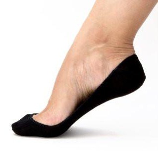„No Seam“ juodos moteriškos kojinės