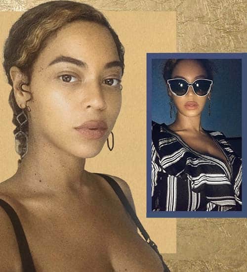 Makyajsız Beyonce