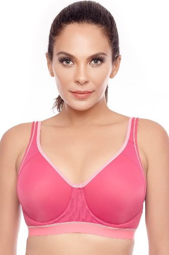 „Penny Plus Movement Medium-Impact Under Wired Gym Pink“ liemenėlė