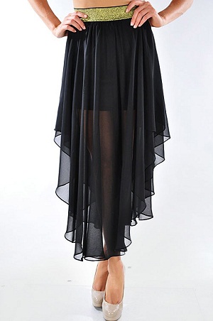 Geriausias juodas plonas sijonas