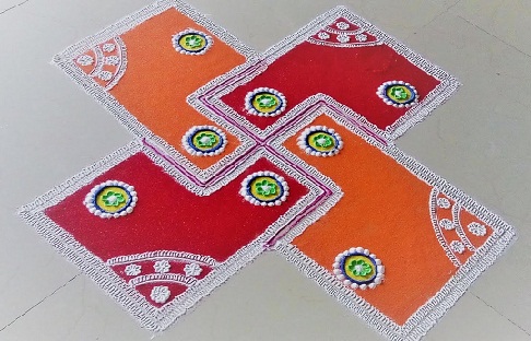 Dini Swastik Rangoli