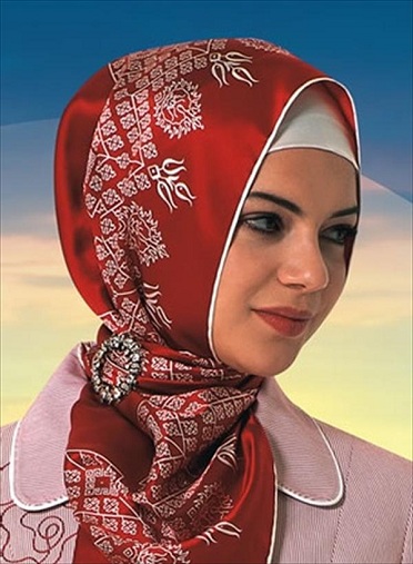 Turkijos Hijab šaliko stilius