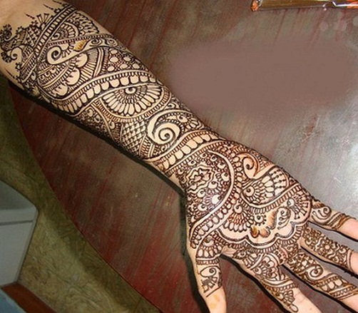 Asha Savla Mehndi dizainas