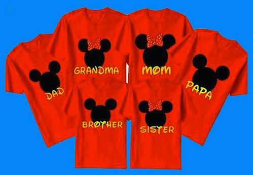 „Disney“ šeimos marškinėliai