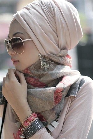 Diva stiliaus hidžabas