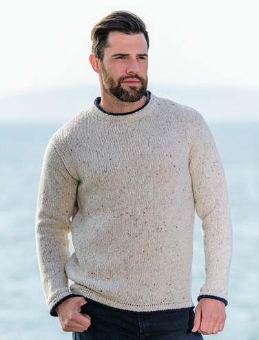„Color Edge Crew Neck“ megztinis
