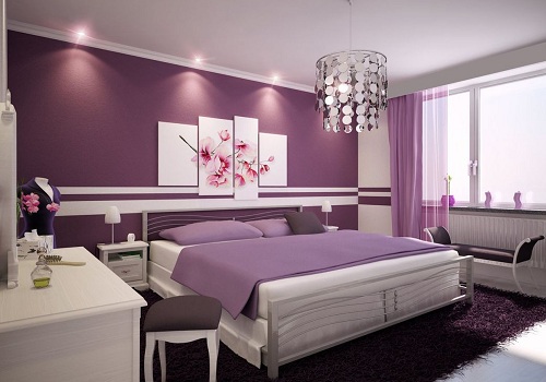 Tasarımcı Yatak Odaları için renk şeması